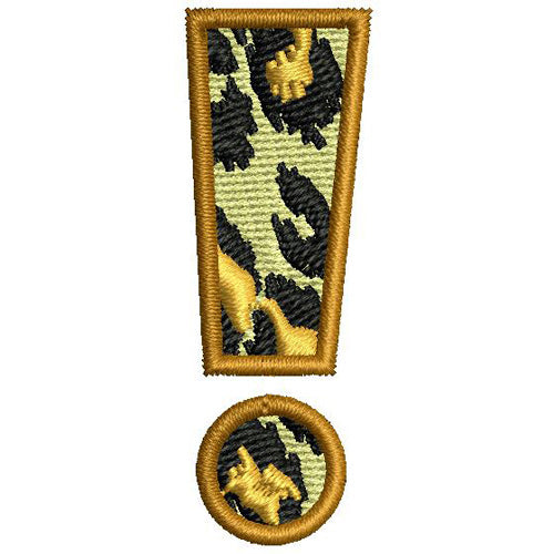 Machine Embroidery Designs - Leopard Alphabet(1) - Threadart.com