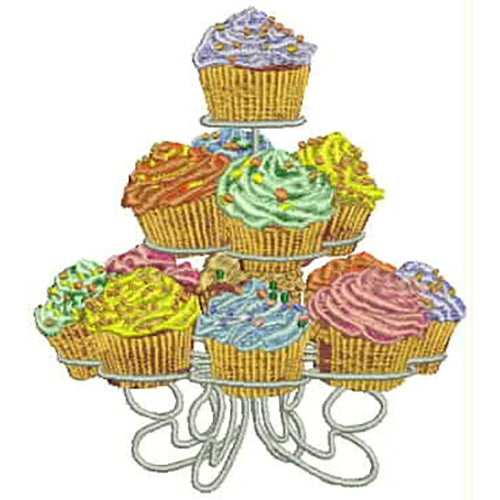 Machine Embroidery Designs - Cupcakes(1) - Threadart.com