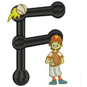 Machine Embroidery Designs - Baseball Alphabet(1) - Threadart.com