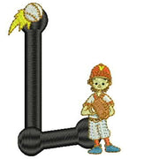 Machine Embroidery Designs - Baseball Alphabet(1) - Threadart.com