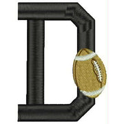 Machine Embroidery Designs - Football Alphabet(1) - Threadart.com