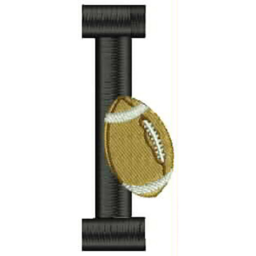 Machine Embroidery Designs - Football Alphabet(1) - Threadart.com