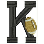 Machine Embroidery Designs - Football Alphabet(1) - Threadart.com
