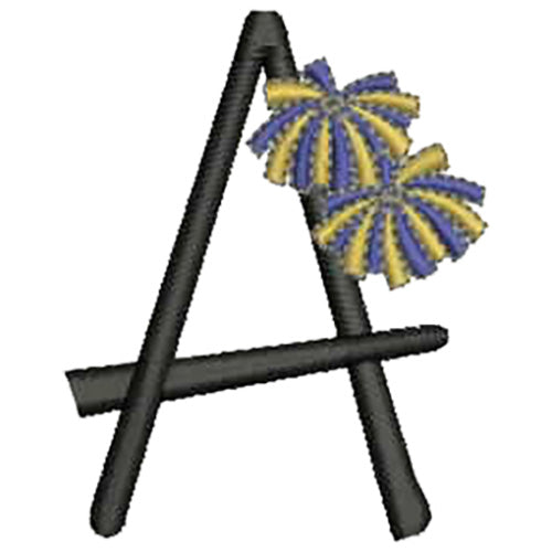 Machine Embroidery Designs - Cheer Alphabet - Threadart.com