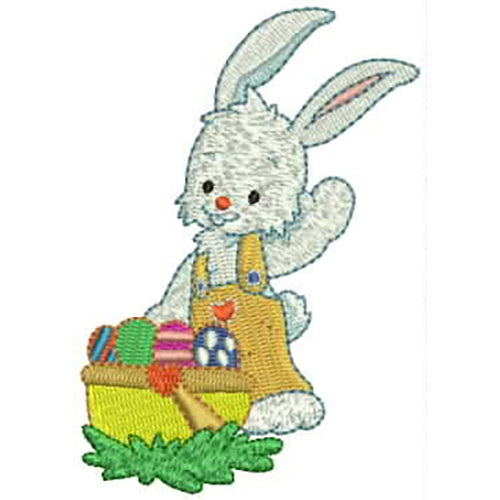 Machine Embroidery Designs - Easter Bunnies(2) - Threadart.com