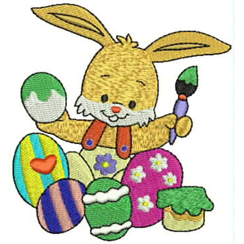 Machine Embroidery Designs - Easter Bunnies(2) - Threadart.com