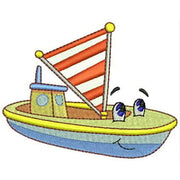 Machine Embroidery Designs - Toy Boats(1) - Threadart.com