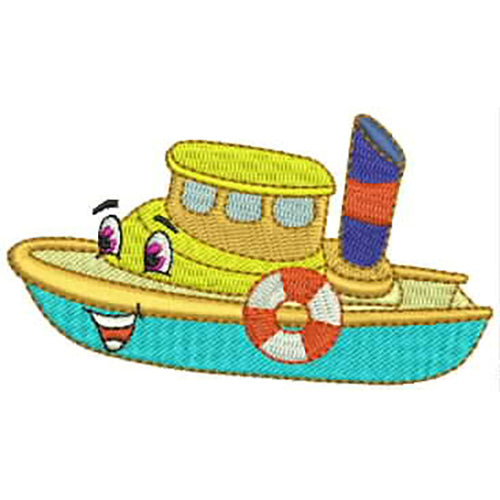Machine Embroidery Designs - Toy Boats(1) - Threadart.com
