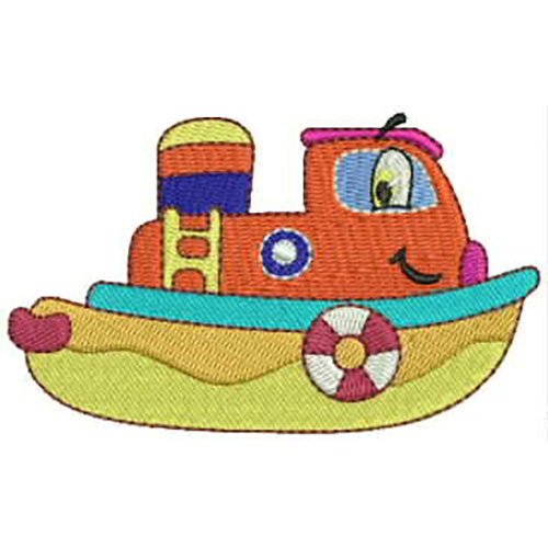 Machine Embroidery Designs - Toy Boats(1) - Threadart.com