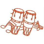 Machine Embroidery Designs - Musical Instruments1 - Threadart.com
