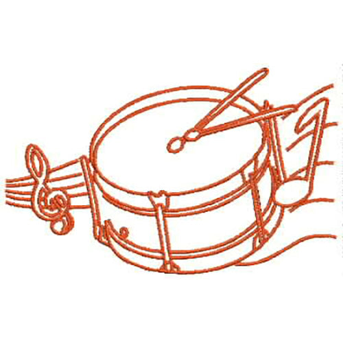 Machine Embroidery Designs - Musical Instruments1 - Threadart.com