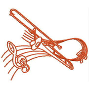 Machine Embroidery Designs - Musical Instruments1 - Threadart.com