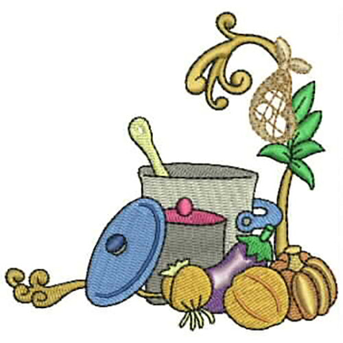 Machine Embroidery Designs - Kitchen Decor(1) - Threadart.com