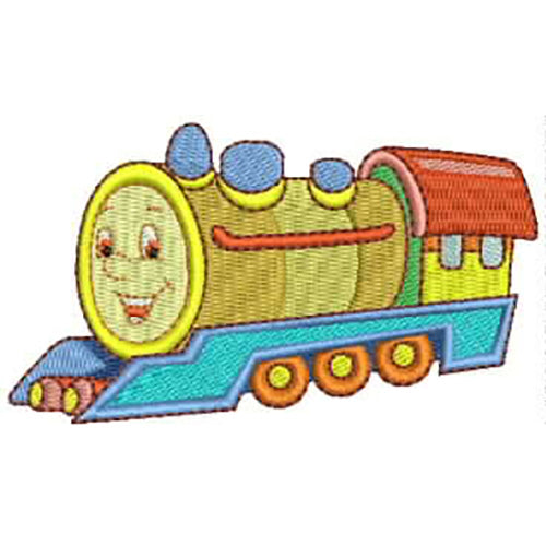 Machine Embroidery Designs - Toy Trains(1) - Threadart.com