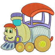 Machine Embroidery Designs - Toy Trains(1) - Threadart.com