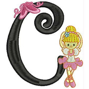 Machine Embroidery Designs - Dancer Alphabet(1) - Threadart.com