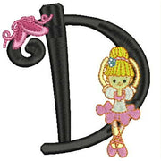 Machine Embroidery Designs - Dancer Alphabet(1) - Threadart.com