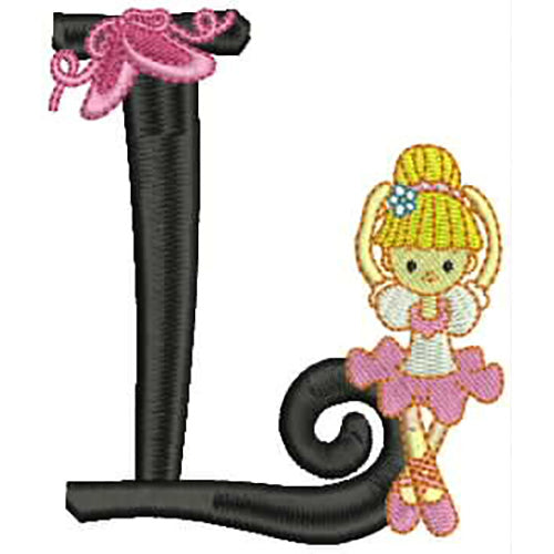 Machine Embroidery Designs - Dancer Alphabet(1) - Threadart.com