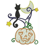 Machine Embroidery Designs - Halloween Cats (1) - Threadart.com