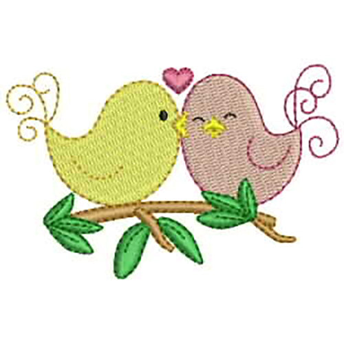 Machine Embroidery Designs - Spring Birds(1) - Threadart.com
