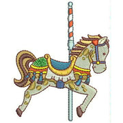 Machine Embroidery Designs - Carousel Horses(2) - Threadart.com