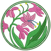 Machine Embroidery Designs - Floral Circles(1) - Threadart.com