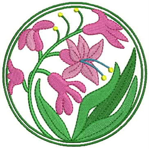 Machine Embroidery Designs - Floral Circles(1) - Threadart.com