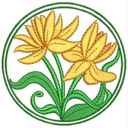 Machine Embroidery Designs - Floral Circles(1) - Threadart.com