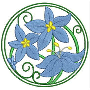 Machine Embroidery Designs - Floral Circles(1) - Threadart.com