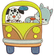 Machine Embroidery Designs - Traveling Friends(1) - Threadart.com