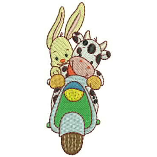 Machine Embroidery Designs - Traveling Friends(1) - Threadart.com