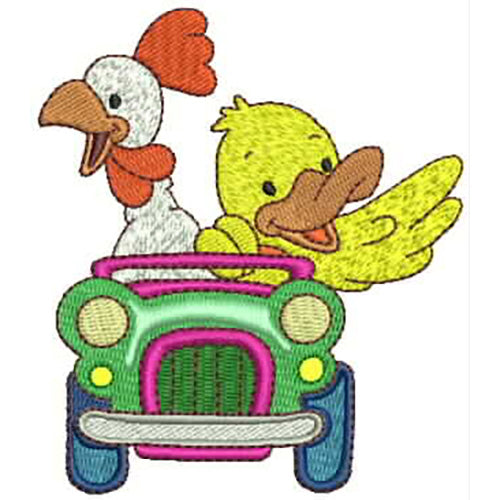 Machine Embroidery Designs - Traveling Friends(1) - Threadart.com