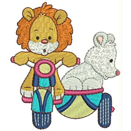 Machine Embroidery Designs - Traveling Friends(1) - Threadart.com