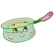 Machine Embroidery Designs - Funny Pots and Pans(1) - Threadart.com