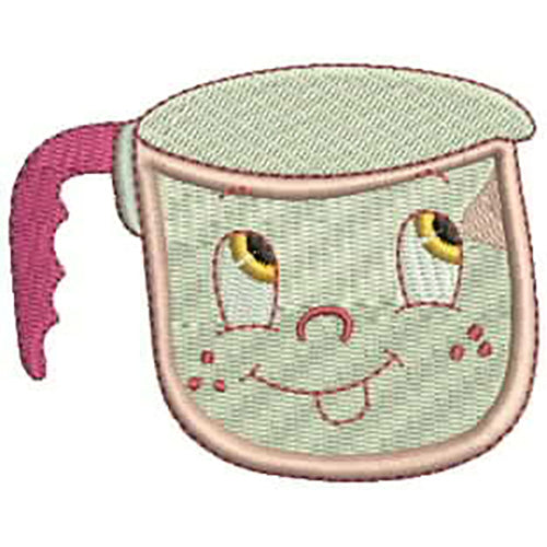 Machine Embroidery Designs - Funny Pots and Pans(1) - Threadart.com