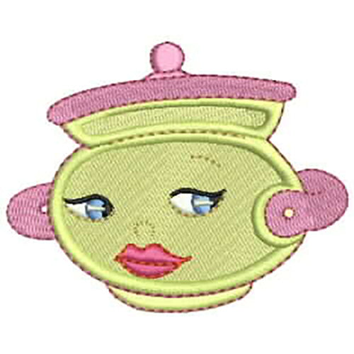 Machine Embroidery Designs - Funny Pots and Pans(1) - Threadart.com