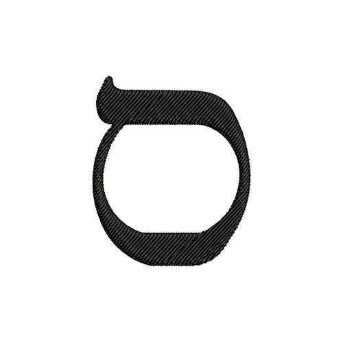 Machine Embroidery Designs - Hebrew Alphabet(1) - Threadart.com