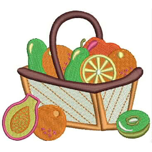 Machine Embroidery Designs - Fruit Baskets(1) - Threadart.com