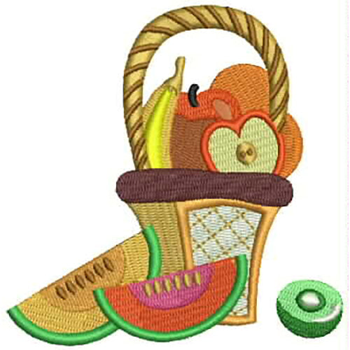 Machine Embroidery Designs - Fruit Baskets(1) - Threadart.com