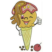 Machine Embroidery Designs - Funny Ice Cream(1) - Threadart.com