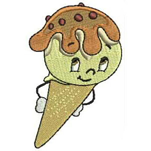 Machine Embroidery Designs - Funny Ice Cream(1) - Threadart.com