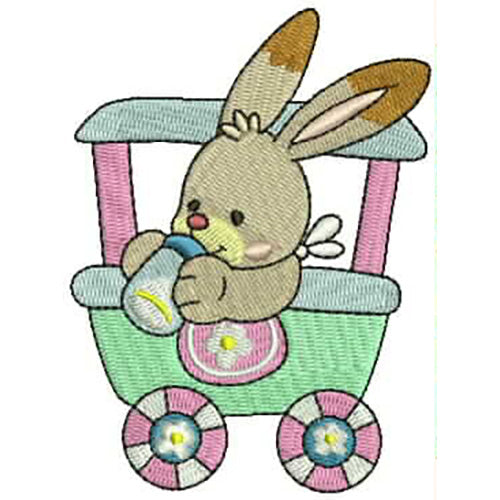 Machine Embroidery Designs - Little Trains(1) - Threadart.com