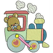 Machine Embroidery Designs - Little Trains(1) - Threadart.com