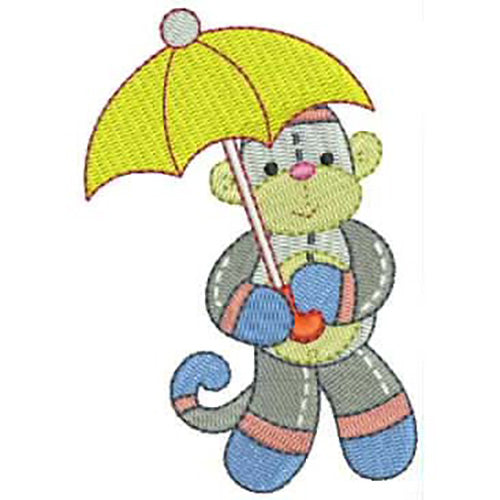 Machine Embroidery Designs - Sock Monkeys(1) - Threadart.com