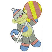 Machine Embroidery Designs - Sock Monkeys(1) - Threadart.com
