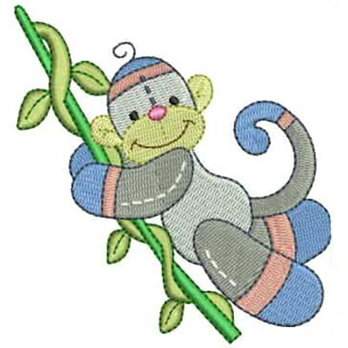 Machine Embroidery Designs - Sock Monkeys(1) - Threadart.com
