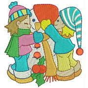 Machine Embroidery Designs - Snowmen(2) - Threadart.com