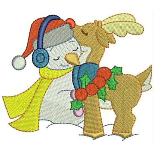 Machine Embroidery Designs - Snowmen(2) - Threadart.com