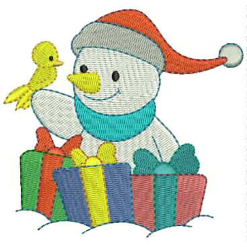 Machine Embroidery Designs - Snowmen(2) - Threadart.com