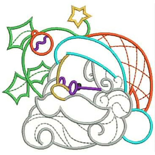 Machine Embroidery Designs - Santa(1) - Threadart.com